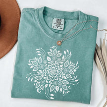 Vintage Mandala Flower T-Shirt