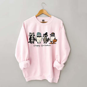 Cute Raccoon Ghost Sweatshirt