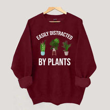 Easily Distracted Plants Gardening Sweatshirt