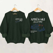 Retro Ski Lodge Warm Winter Sweatshirt