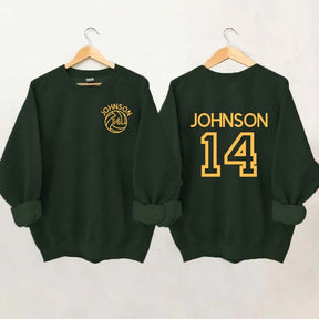 Custom Volleyball Mom Name and Number Sweatshirt