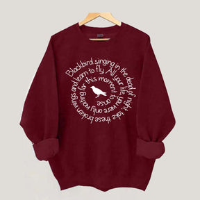 Blackbird Singing in the Night Sweatshirt