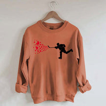 Ice Hockey Hearts Player Sweatshirt