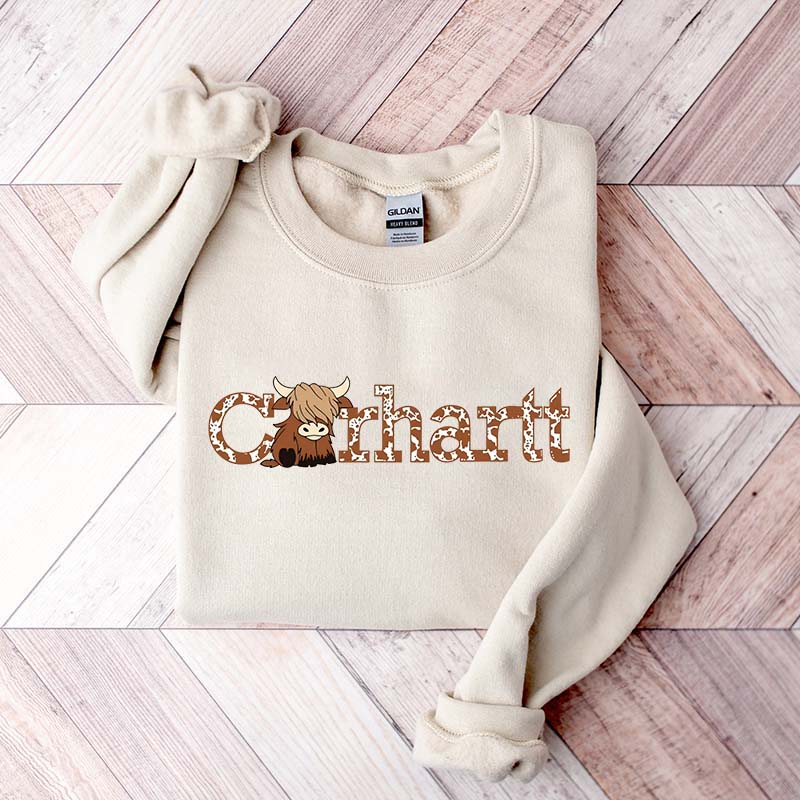 Highland Cow Cute Sweatshirt