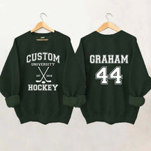 Personalized University Hockey Est Custom Year Sweatshirt