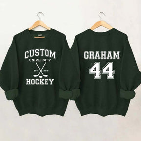 Personalized University Hockey Est Custom Year Sweatshirt