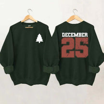 Distressed December 25 Sweatshirt