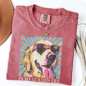 In My Golden Retriever 70s Era T-Shirt