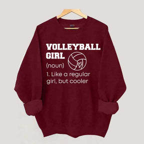Volleyball Girl Explanation Sweatshirt