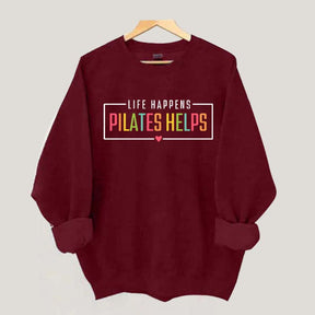 Pilates Mom Workout Yoga Sweatshirt