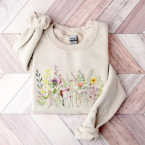 Vintage Pastel Floral Cute Sweatshirt
