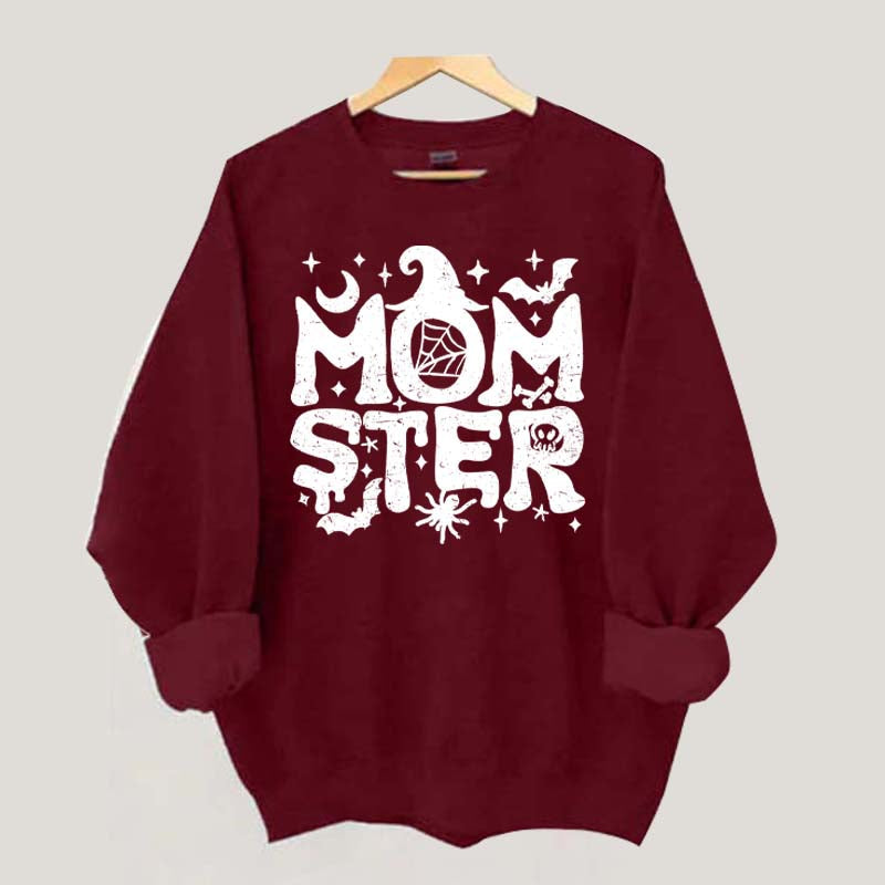 Halloween Momster Pumpkin Sweatshirt