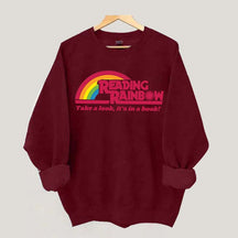 Reading Rainbow Take A Look It's In A Book Sweatshirt
