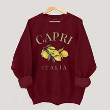 Capri Italia Lemons Amalfi Coast Sweatshirt
