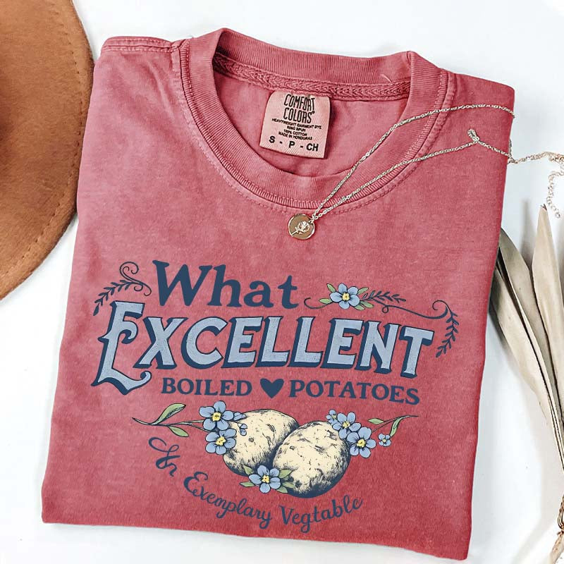 What Excellent Boiled Potatoes Funny Meme T-Shirt