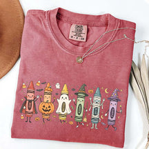 Happy Doodle Back To School Ghost T-Shirt
