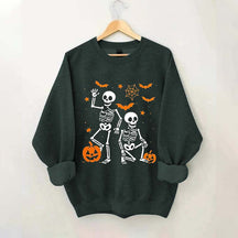 Funny Slightly Subtle FDT Halloween Skeleton Sweatshirt