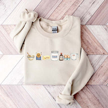 Baking Icons Flour Mixer Rolling Pin Sweatshirt