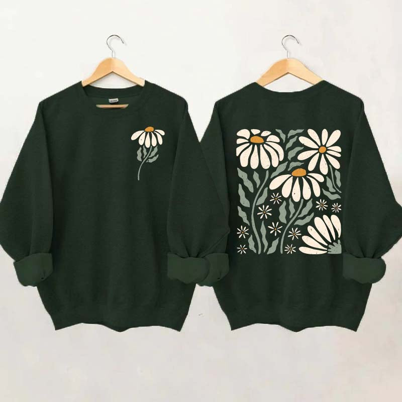 Comfort Colors Boho Daisy Sweatshirt