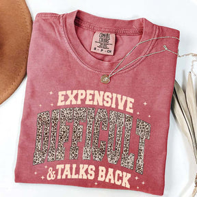 Expensive Difficult & Talks Back Leopard Print T-Shirt