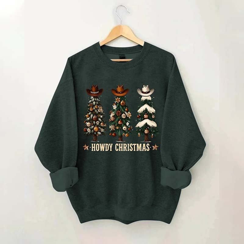 Western Christmas Tree Sweatshirt
