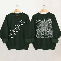 Haunted House Comfort Colors Halloween Sweatshirt