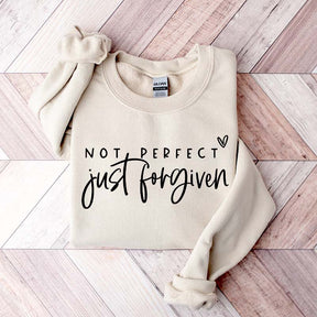 Not Perfect Just Forgiven Religious Sweatshirt