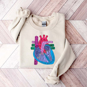 Heart Anatomy Sweatshirt