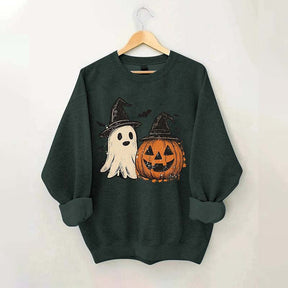 Preppy Floral Pumpkin Sweatshirt