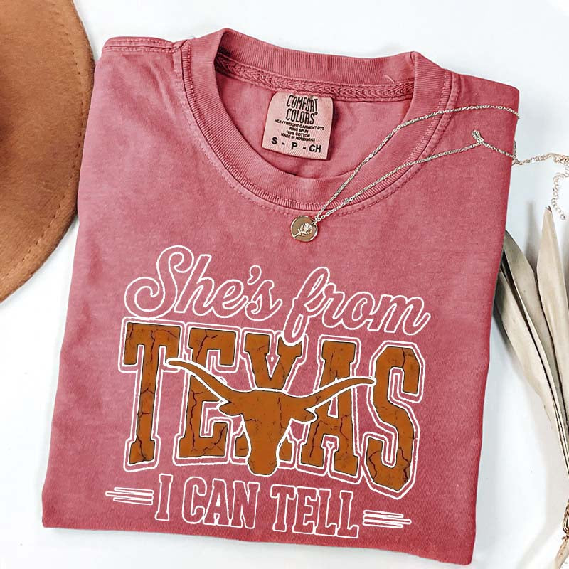 Comfort Colors She's From Texas T-Shirt