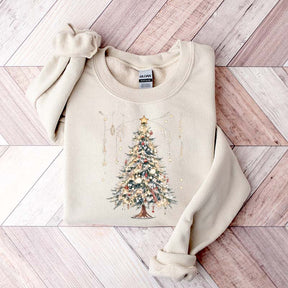Cute Christmas Tree Vintage Sweatshirt