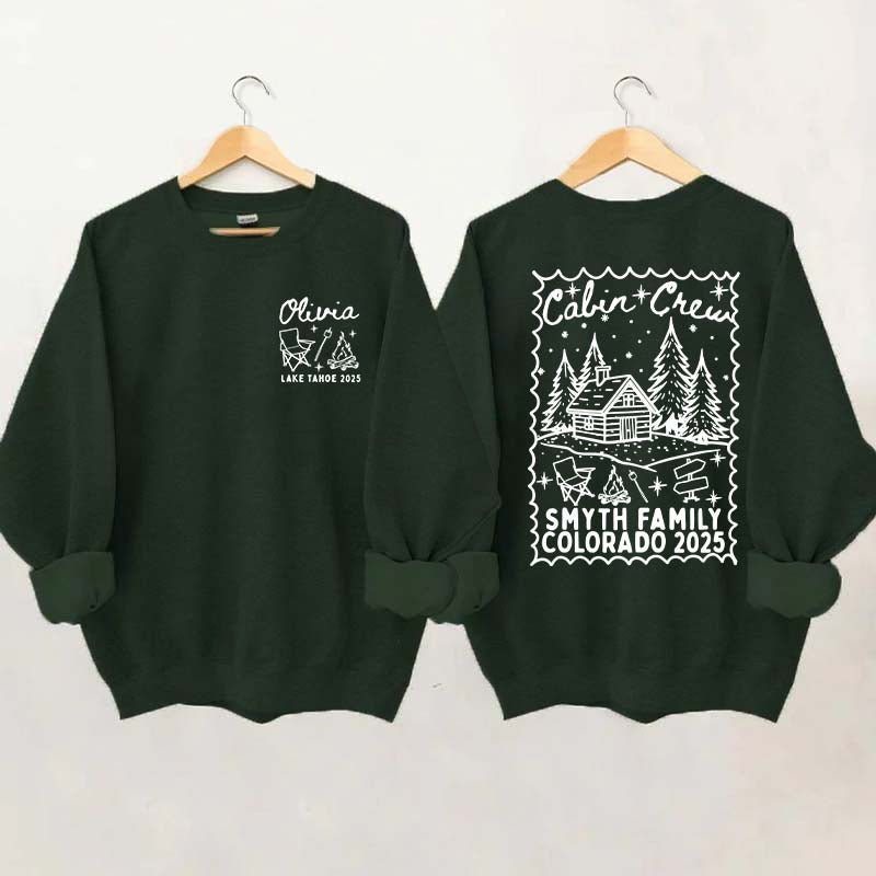 Group Cabin Camping Trip Sweatshirt
