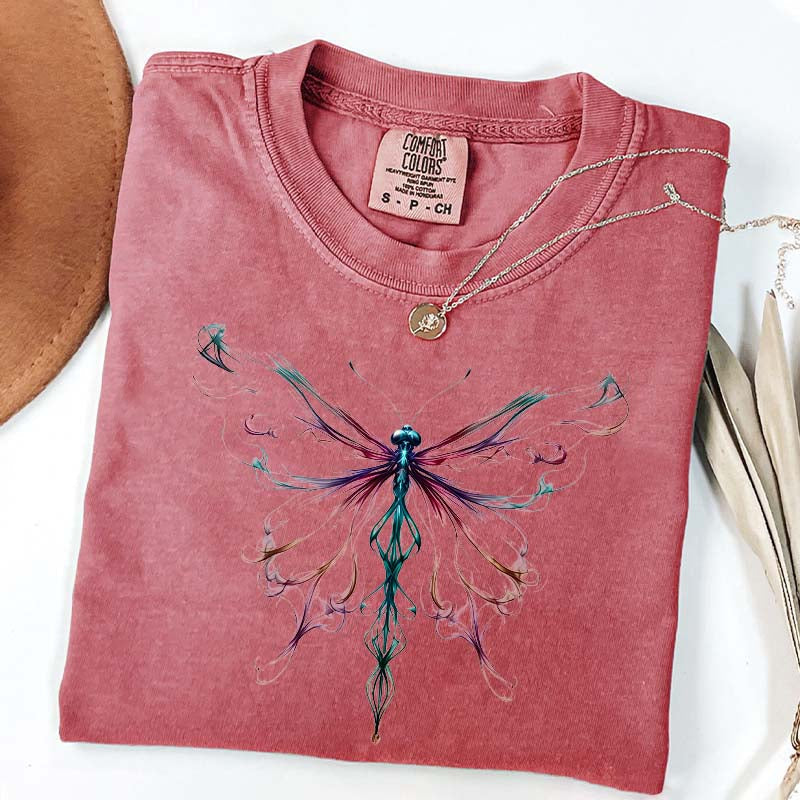 Comfort Color Bright Golden Butterfly T-Shirt