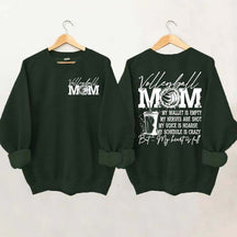 Volleyball Mom My Wallet is Empty Sweatshirt
