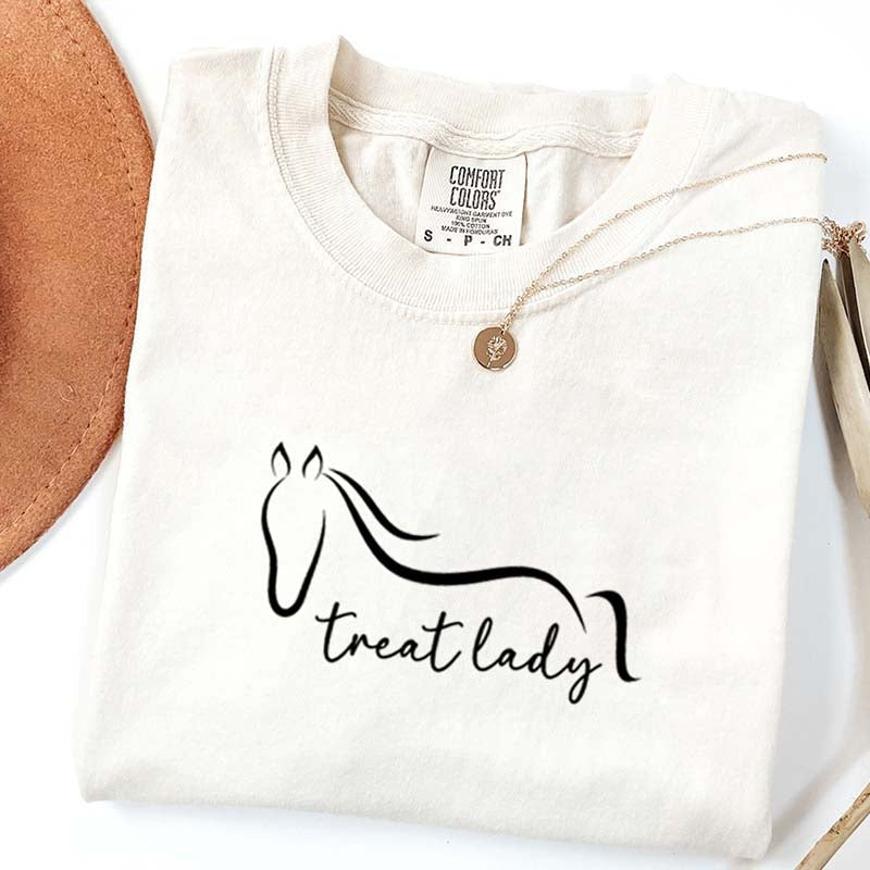Treat Lady Horse Lover T-Shirt