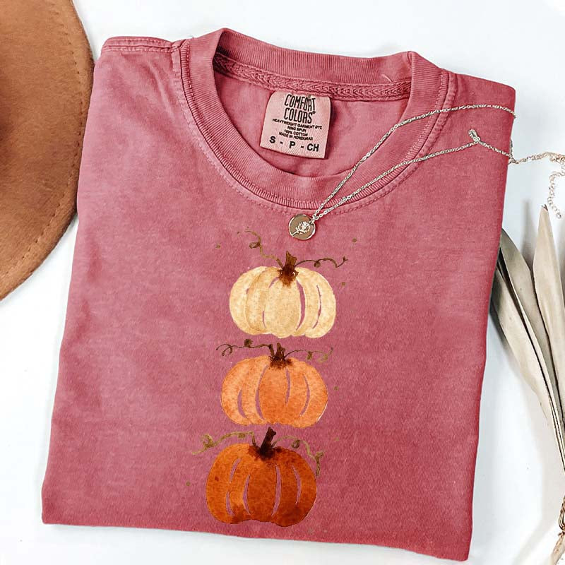 Cute Watercolor Pumpkin T-Shirt
