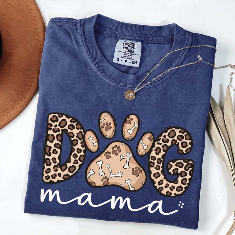 Leopard Dog Mama T-Shirt