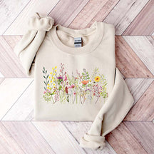 Vintage Garden Wild Flowers Sweatshirt