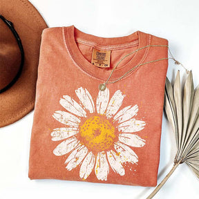 Boho Floral Daisy Graphic T-Shirt