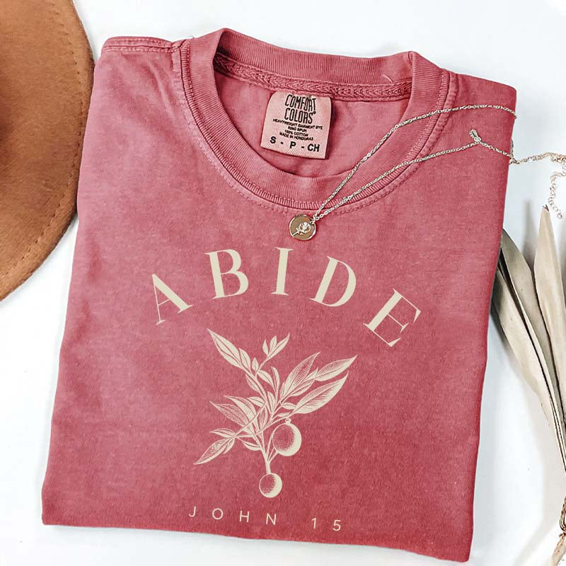 ABIDE Faith Based Streetwear T-Shirt