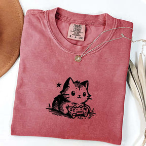 Gamer Cat Funny Gamer T-Shirt