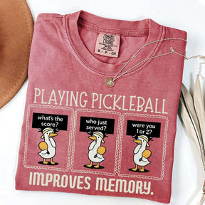 Pickleball Player Comfort Colors T-Shirt