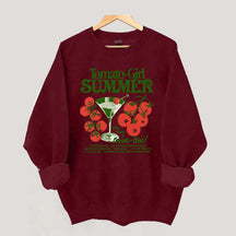 Vintage Tomato Girl Cocktail Sweatshirt