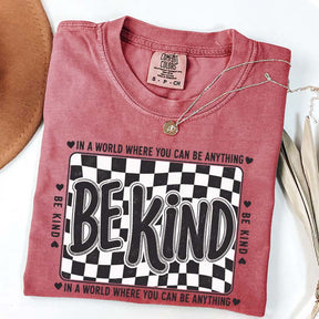 Checkered Be Kind T-Shirt