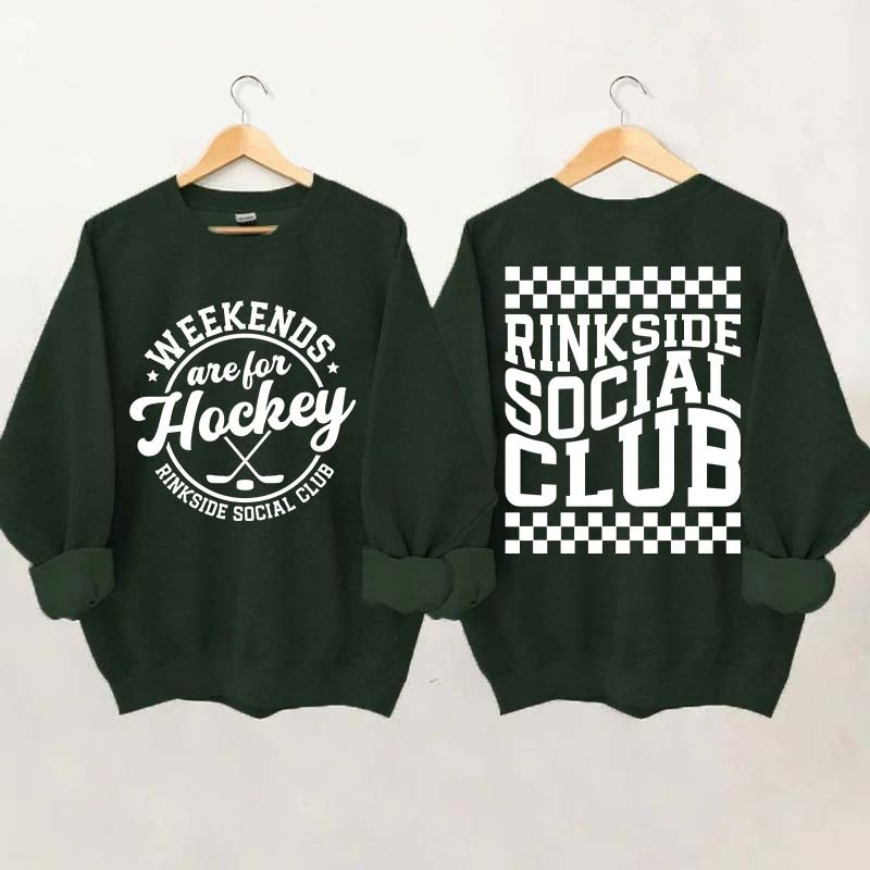 Weekends Are For Hockey Sweatshirt