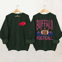 Buffalo Football Vintage Distressed Style Sweatshirt