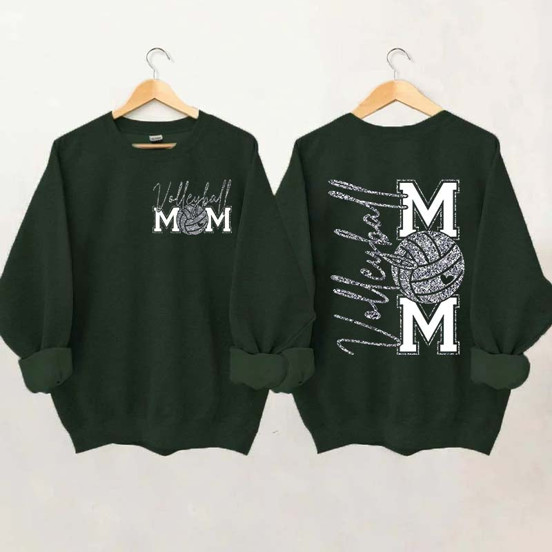 Volleyball Mom Printed Sweatshirt