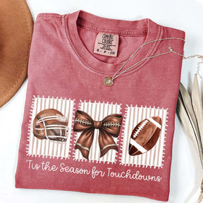 Tis the Season for Touchdowns Football T-Shirt