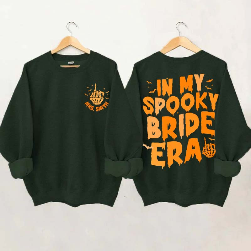 In My Spooky Bride Era Halloween Sweatshirt