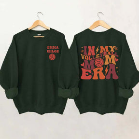 Personalized In My Volleyball Mom Era Sweatshirt